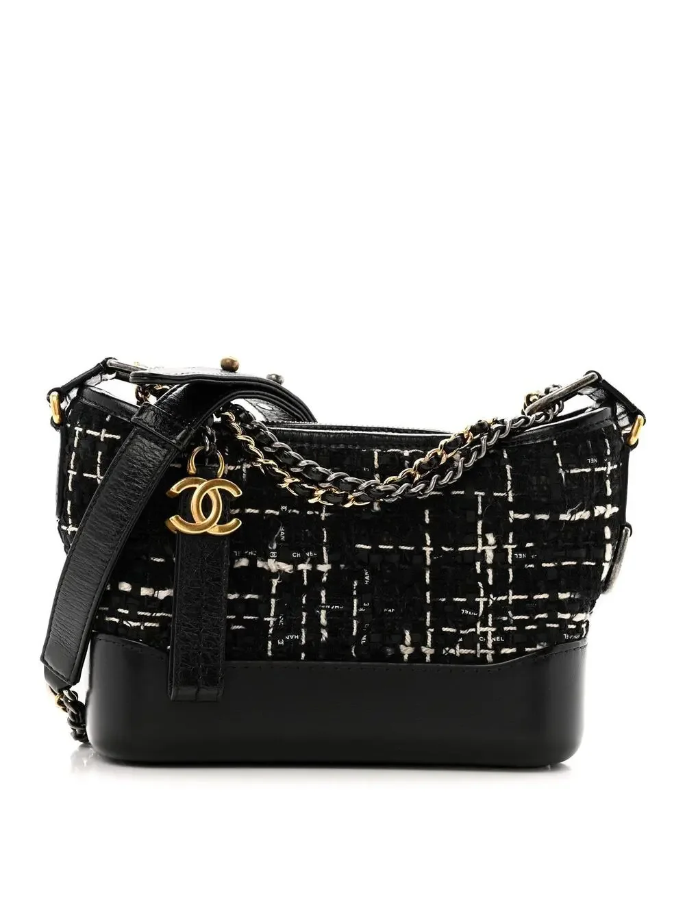 Chanel Tweed Calfskin Small Gabrielle #323587C19B